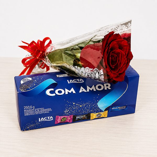 Rosa Colombiana e Bombom Lacta