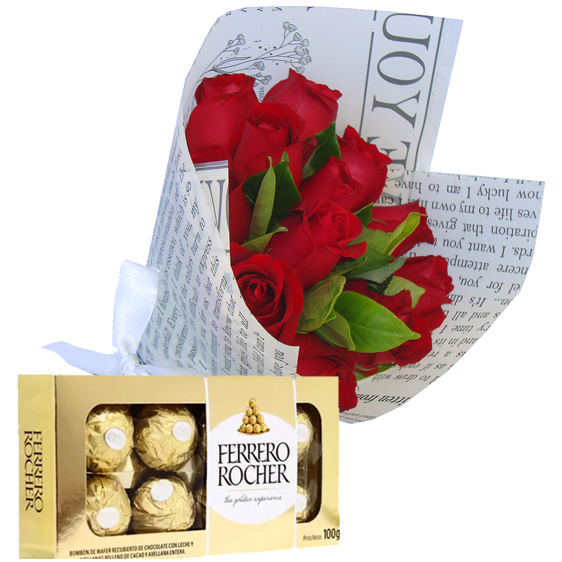 Flores com Chocolate